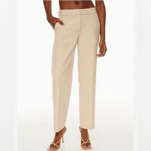Aritzia Babaton Command Pant, Wool, size 4, Bone, Brand new with tags